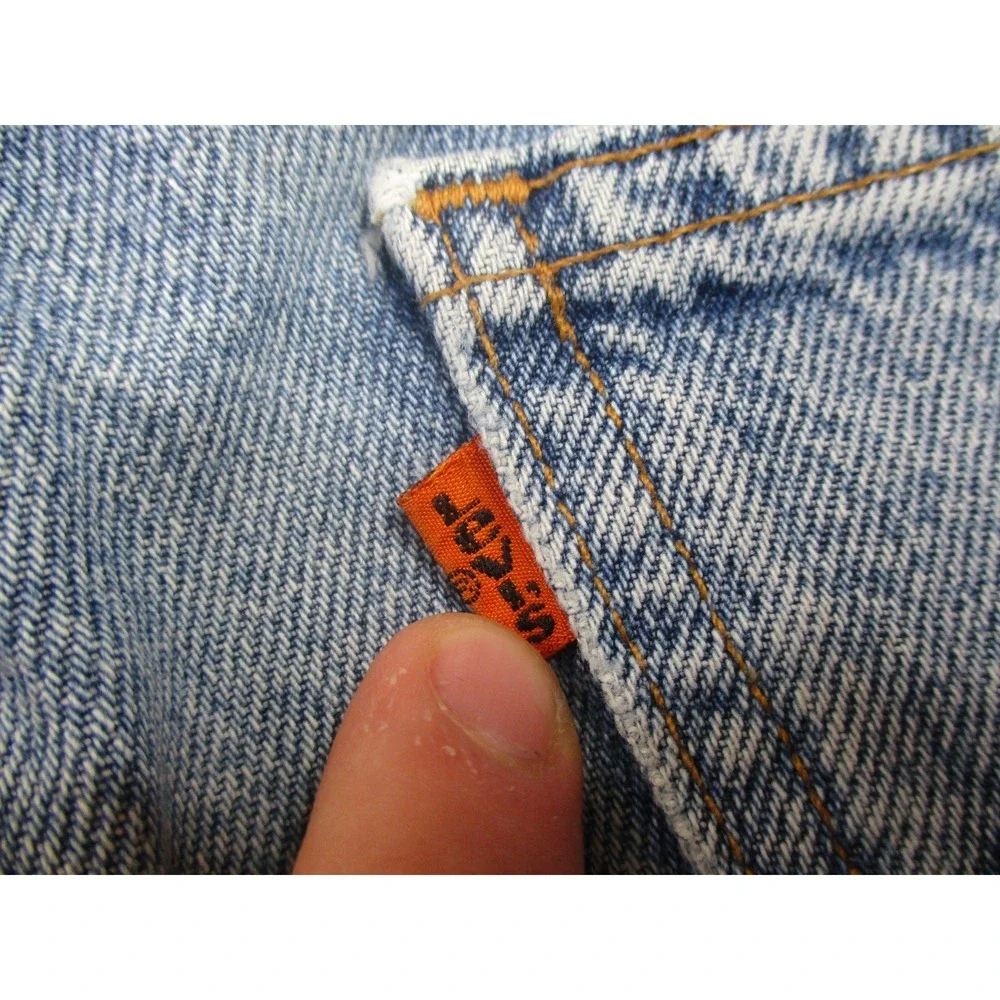 Vintage Levis 560 Jeans Men 36x32 Fit 34x31 Loose Fit Tapered Denim Made USA 90s